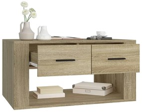 Mesa de centro 80x50x40 cm derivados madeira carvalho sonoma