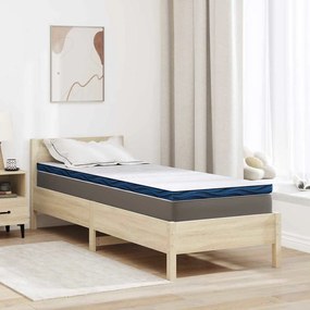 vidaXL Protetores de Colchão Branco e Azul 80 x 200 cm