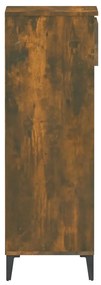 Sapateira 40x36x105 cm derivados de madeira carvalho fumado
