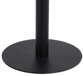 Mesa bistrô 80x80 cm MDF castanho-claro