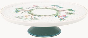 Prato de pé para bolos em porcelana Jolie Dots