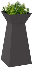 Suporte para Plantas Preto Plástico 35 x 35 x 73 cm