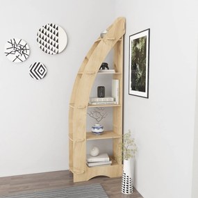 Estante Orsa – Carvalho – 58 cm x 180 cm x 31,6 cm