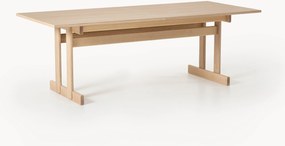 Mesa de jantar extensível em madeira de carvalho Brynn, vários tamanhos