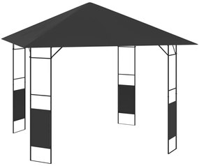 vidaXL Gazebo de jardim 3x3 m 160 g/m² antracite