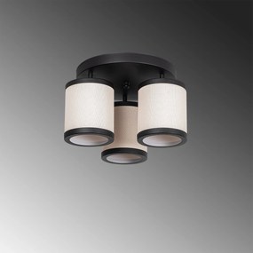 Candeeiro de Tecto Way – Preto e Branco – 40 x 40 x 22 cm