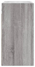 Armário de parede 60x31x60 cm derivados madeira cinzento sonoma