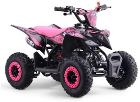 MINI MOTO 4 GASOLINA PARA CRIANÇAS 49cc Roan Ratte R6 4.5cv ROSA