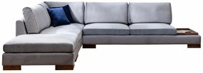 Sofá de Canto Tulip – Cinzento Escuro – 193 cm x 313 cm