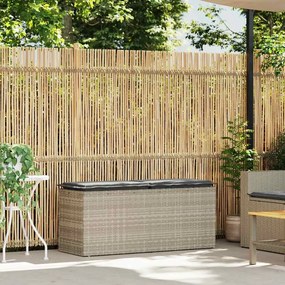 Banco de jardim com almofadão 110x40x44 cm vime PE