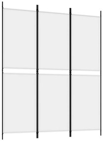 Biombo/divisória com 3 painéis 150x180 cm tecido branco