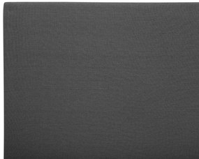 Cama de solteiro continental em tecido cinzento escuro 90 x 200 cm PRESIDENT Beliani