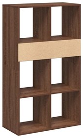 Estante carvalho castanho 66x31x112 cm derivados de madeira