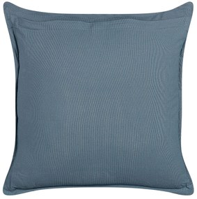 Conjunto de 2 almofadas decorativas em veludo azul escuro 45 x 45 cm SESELI Beliani