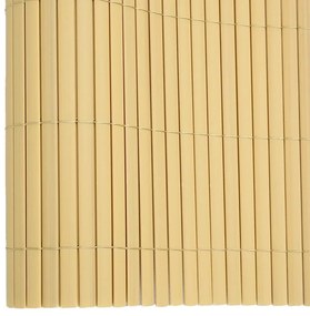 Cerca de jardim dupla face amarelo 1,8x5 m PVC