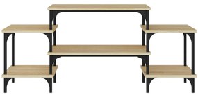 Móvel de TV 117x35x52 cm derivados de madeira carvalho sonoma