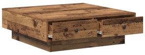 Mesa de Café Madeira Antiga Madeira Recuperada 90 x 90 x 28 cm