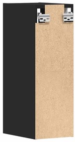 Armário de parede “Riga” 20x29,5x60 cm derivados madeira preto