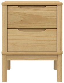 Mesa de cabeceira 45x39x57 cm pinho maciço castanho mel