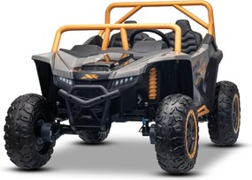 Buggy elétrico para crianças Arctic CAT XXL 4x4 24V,dois lugares, rodas EVA macias, motores potentes, bateria de lítio, suspensão traseira, bancos em
