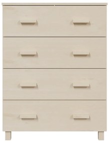 Aparador HAMAR 79x40x103,5 cm pinho maciço castanho-mel