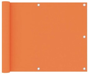 vidaXL Tela de varanda 75x500 cm tecido Oxford laranja