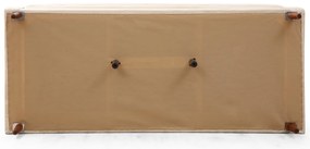 Sofá de 3 Lugares Rome – Bege – 215 x 90 x 70 cm