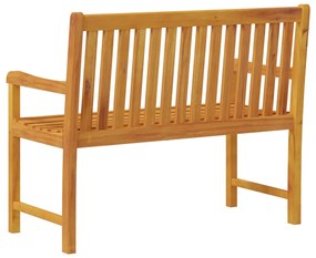 Banco de jardim 110 cm madeira de acácia maciça