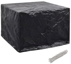 Capas para mobiliário de jardim 2 pcs 8 ilhós 122x112x98 cm