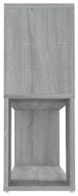 Estante 100x24x63 cm derivados de madeira cinzento sonoma