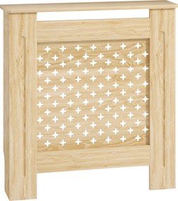 Cobertura de Radiador de MDF Proteção para Radiador para Sala de Estar Dormitório Corredor 78x19x82 cm Carvalho