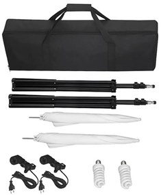 Kit de estúdio com fundo verde 600x300 cm e luzes