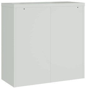 Arquivador 90x40x130 cm aço cinzento-claro