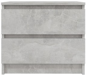 Mesa de cabeceira derivados de madeira cinzento cimento