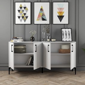 Console Kiev – Branco – 160 cm x 78 cm x 35 cm