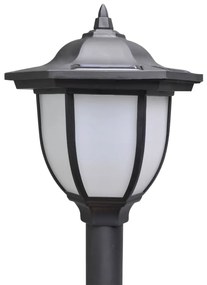 Candeeiros solares 4 pcs com correntes de vedação e postes