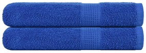 vidaXL Toalhas de sauna FROGN 2 pcs 80x200 cm 360 g/m² azul