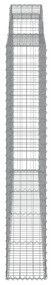 Cesto gabião arqueado 300x30x180/200 cm ferro galvanizado