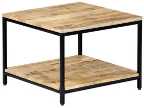 Mesa de centro madeira de mangueira maciça 60x60x45cm