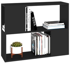 Móvel de TV 80x24x63 cm derivados de madeira preto