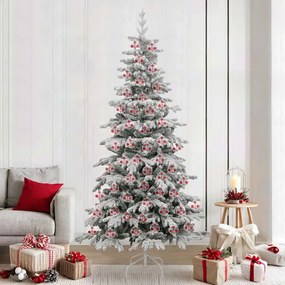 vidaXL Conjunto de Bolas de Natal 100 pcs Transparente Ø 10 cm