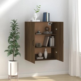 vidaXL Armário suspenso 69,5x34x90 cm carvalho castanho