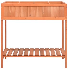 Floreira para ervas aromáticas 80x60x80 cm abeto maciço