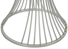 MESA DE APOIO Ø 50X100 CM PRATEADO