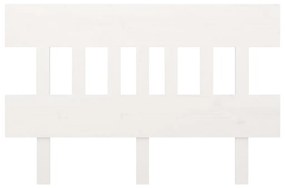 Cabeceira de cama 183,5x3x81 cm pinho maciço branco