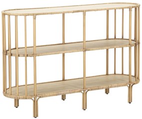 CONSOLA PANAMÁ 3 PRATELEIRAS 120X37,5X80 CM
