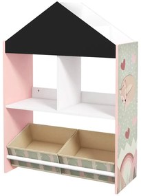 Estante Bunny Infantil - Rosa - Design Natura