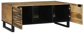 Mesa de Centro 100x54x40 cm - Madeira de Mangueira Maciça