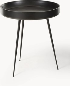 Mesa de apoio redonda em madeira de manga Bowl