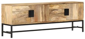 Móvel de TV 140x30x50 cm madeira de mangueira maciça
